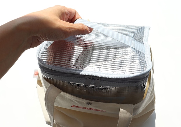 宝島社雑誌付録のInRed5月号のコールマンのセットでも別々でも使える！トートバッグ＆マチ広ボックス型アルミバッグ7