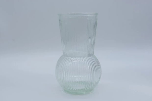 ダイソー　ガラスフラワーベース（D）