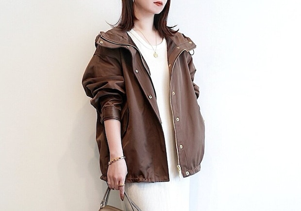 おしゃれな人の軽アウターはマウンテンパーカー！品よくこなれ感アップ♡春の着こなし術