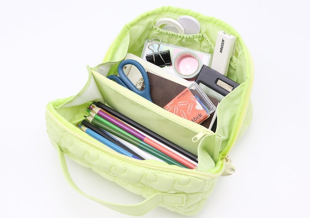 宝島社あつ森大容量キルティングポーチステーショナリー収納