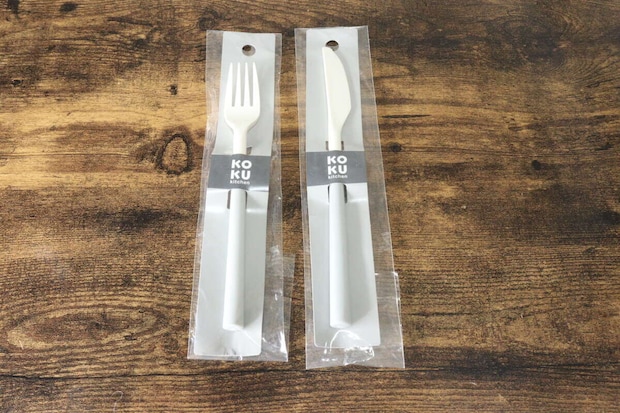 KOKU　テーブルフォーク　KOKU　テーブルナイフ　パッケージ