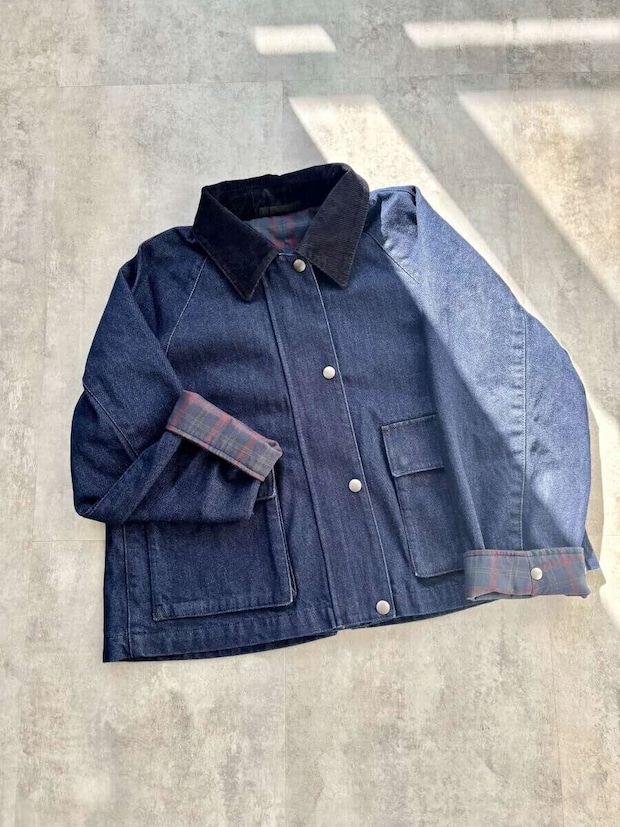 2026春ユニクロ値下げユーティリティショートジャケットデニム