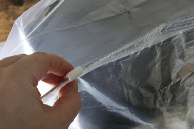 クローゼット棚上用まとめて圧縮袋（逆止弁）　スライダー