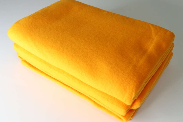 非常用圧縮毛布　開封後