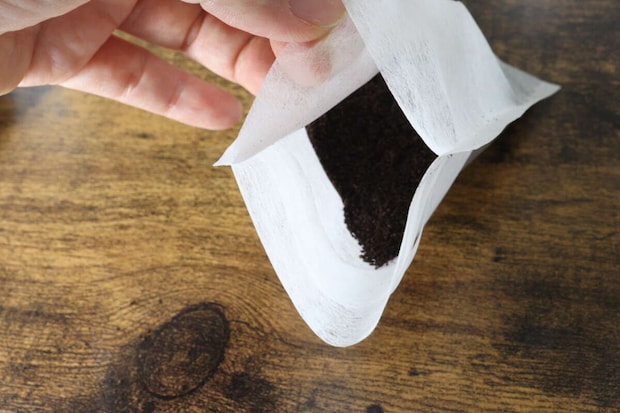 ダイソー　コーヒーフィルター（15枚）　使用例