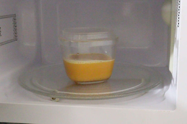 蓋をしたままレンジで使える　耐熱ガラス容器　小鉢型／中　使用例