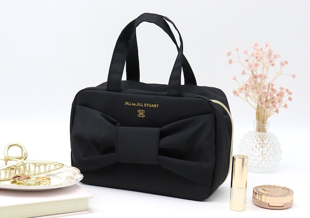 宝島社雑誌付録のsweet5月号のジル バイ ジルスチュアートの持ち手つきビッグリボンポーチ1