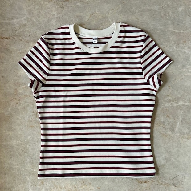 【ユニクロ】ミニT ユニクロミニTのボーダー柄商品写真