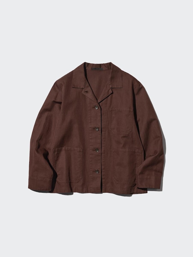 リネンブレンドカバーオール 2026ユニクロ春夏大人女性おすすめリネンブレンドカバーオール