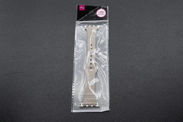 ダイソー アップルウォッチバンド(PUスリム) パッケージ ダイソーのアップルウォッチバンド(PUスリム)のパッケージ