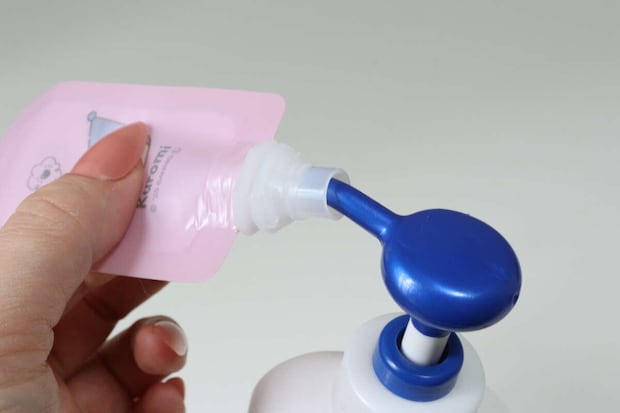 セリア　詰め替えパウチ 10mL　詰め替え方