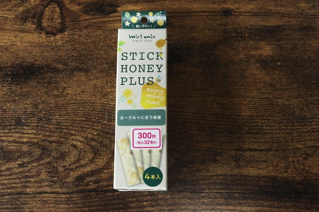 ダイソーのヨーグルトに合う蜂蜜のパッケージ
