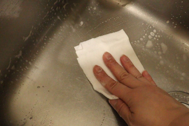 L’CREST（ルクレスト）　洗剤付き不織布キッチンダスター　50枚入り　キッチンリセット