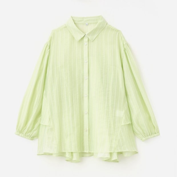 シアーシャツ 2026春しまむらSUNNY HOUSEシアーシャツ