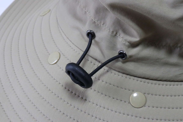 ネックカバーハット　サイズ調整