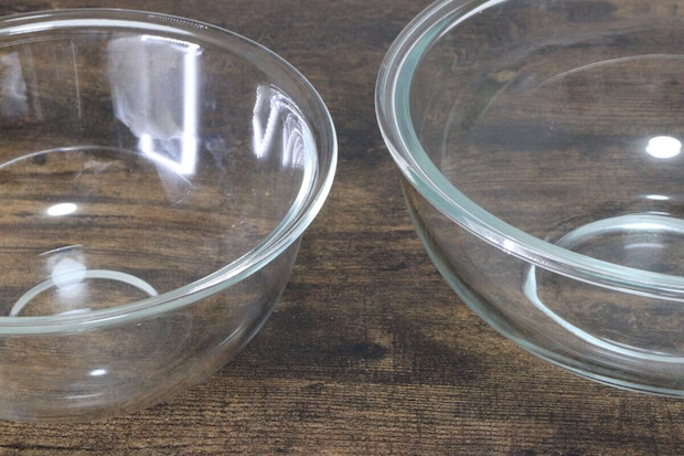 無印良品 耐熱ガラスボール M 無印良品の耐熱ガラスボールとダイソーの耐熱ガラスボウルを比較