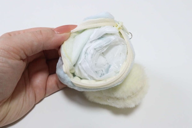 円形ポーチ（ひよこ）　活用例