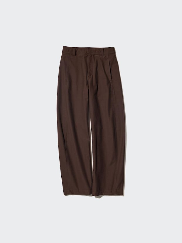 ジャージーバレルレッグパンツ 2026春ユニクロ大人女性おすすめジャージーバレルレッグパンツ