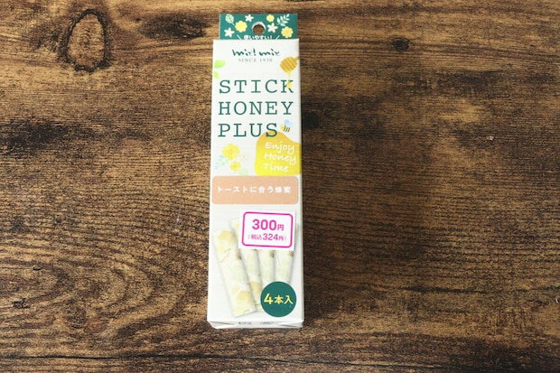スティックハニープラス トーストに合う蜂蜜　パッケージ