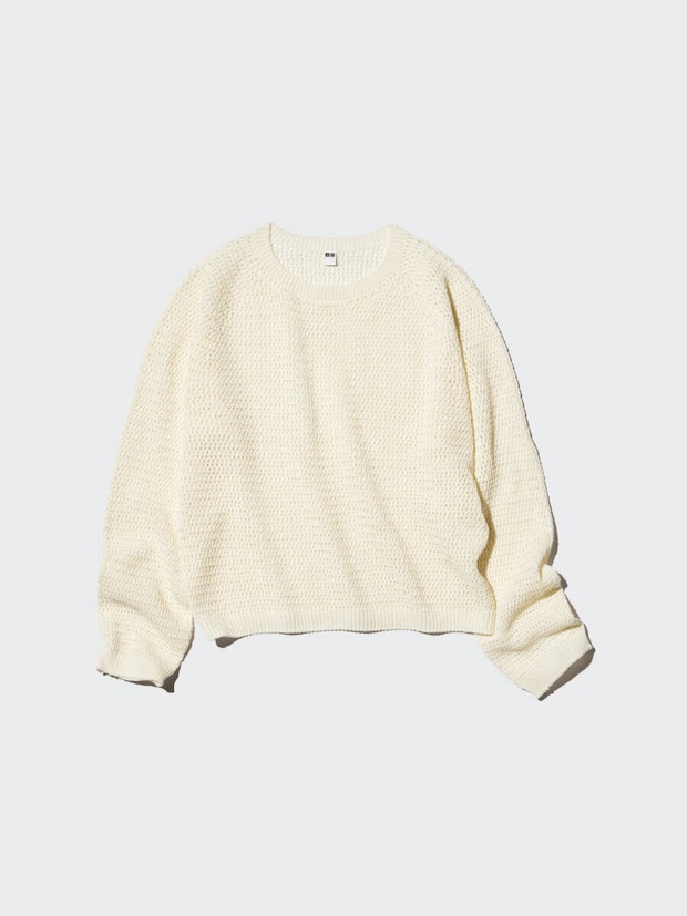 ユニクロ 3Dメッシュクルーネックセーター ユニクロの3Dメッシュクルーネックセーター