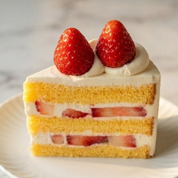 シャトレーゼ　北海道産純生クリーム使用 プレミアムショート苺