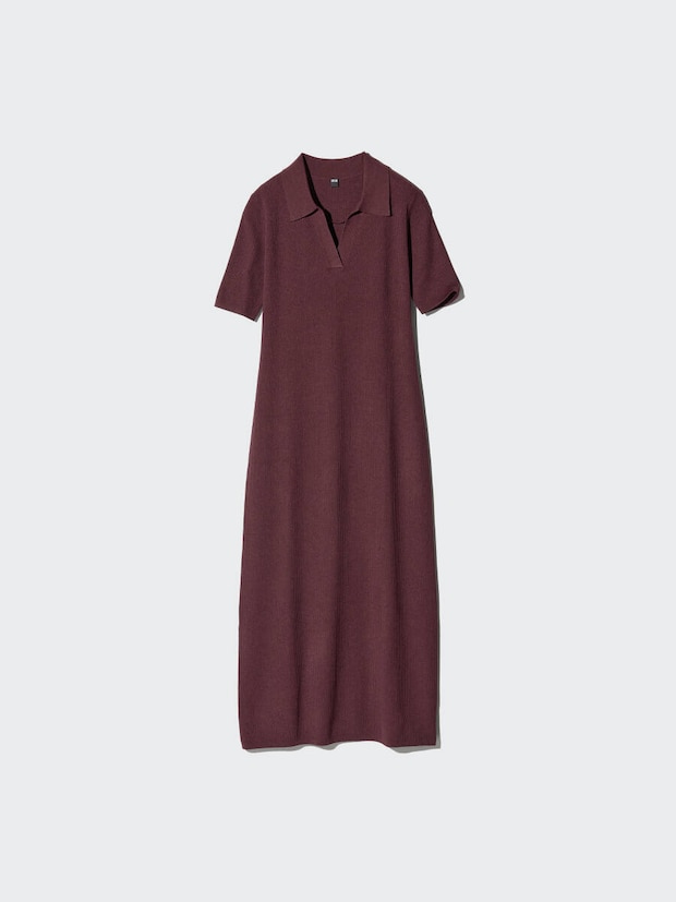 ウォッシャブルスキッパーポロワンピース 2026春ユニクロ大人女性おすすめウォッシャブルスキッパーポロワンピース