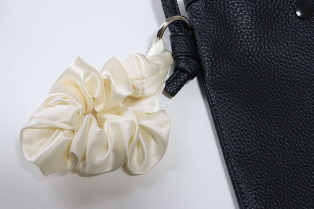 ダイソー　シュシュチャーム　カラビナ