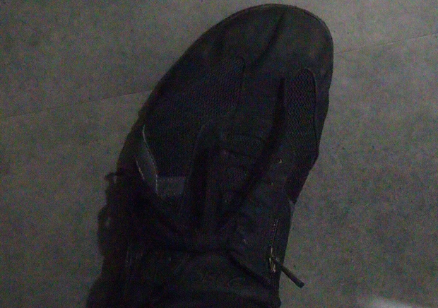 防災用インソール　使用例