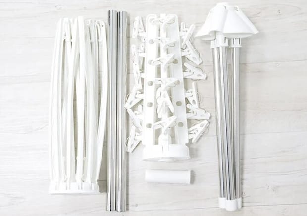 ダイソー　パラソル洗濯物干しスタンド