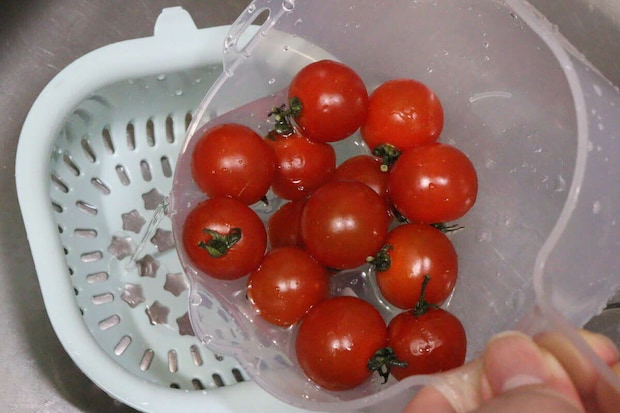 ダイソーの取っ手付　ミニザル・ボウル　使用例2