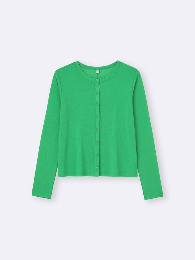 2026春gu大人女性おすすめソフトシアーカーディガン