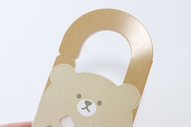 バルくん　ダニこないでネット　くま柄　デザイン
