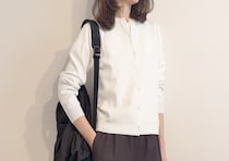 カーディガンって羽織るだけ…じゃない！肩かけ・結びで印象が変わる着こなし術♡