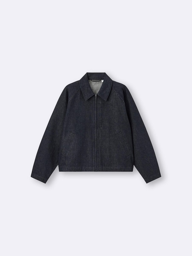GUのコットンジップアップジャケット