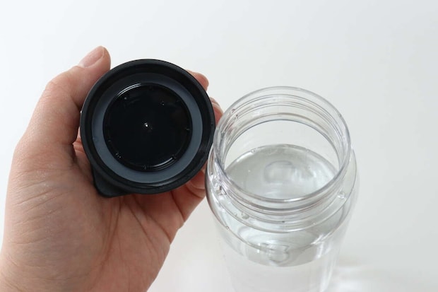 ドリンクボトル（黒、収納取っ手付）550mL　パッキン