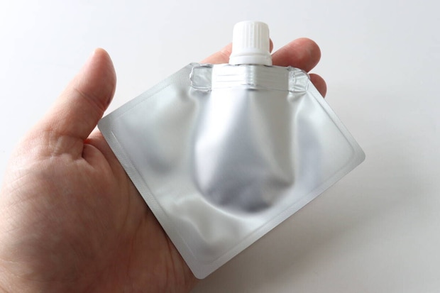 使い切りアルミパウチ20ml 3枚入　形状