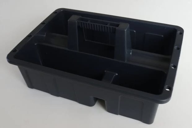 ダイソーのハンドル付ツールボックスは持ち運びや移動に便利