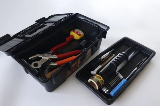 ダイソーのビット収納付き工具箱の収納量