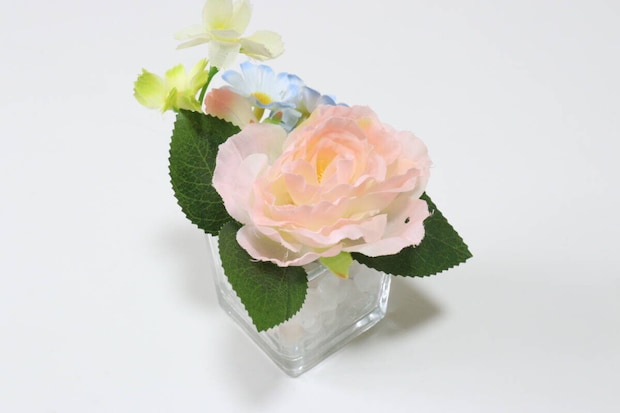 ダイソー　小花ポット　フェイク