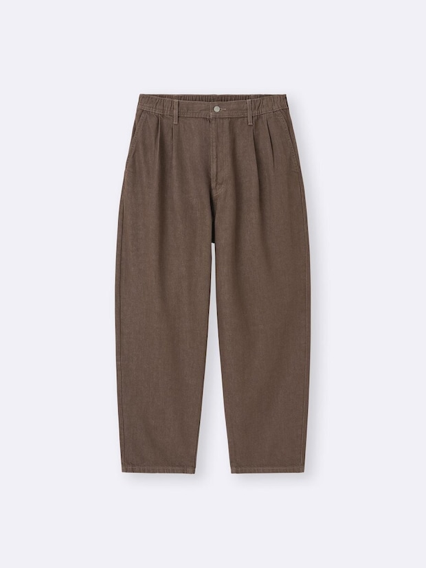 GUのデニムキャロットパンツ