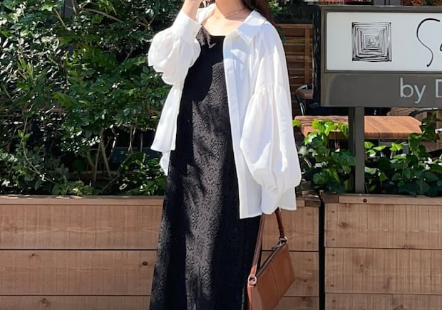 黒キャミワンピがやっぱ頼りになる～♡ラクなのに着痩せ効果大！おしゃれな人の着こなし5選