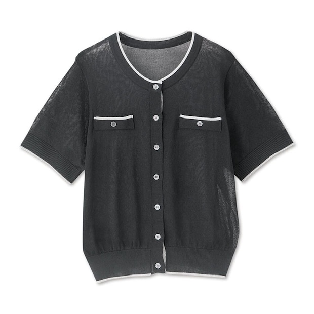 しまむらのシアーニットカーディガン（MARIE）