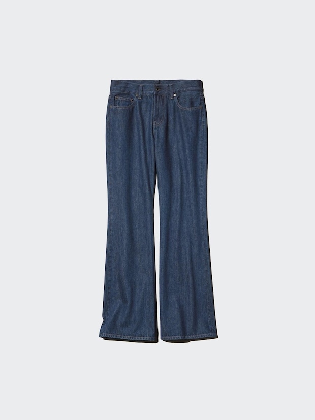 2026春ユニクロ大人女性おすすめブーツカットジーンズ