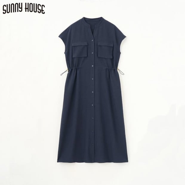 しまむらのドロストワンピース（SUNNY HOUSE）