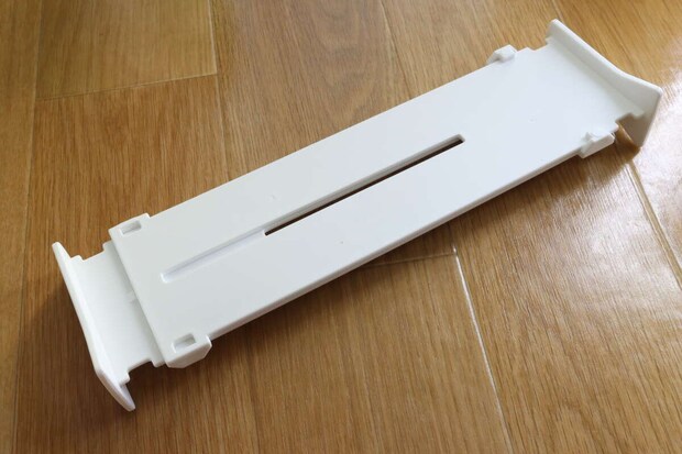 ダイソーの伸縮式引出し整理整頓仕切板のビジュアル