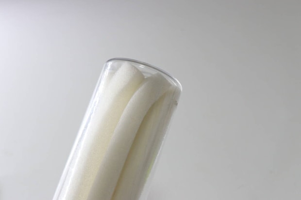 ダイソー　ミニボトル洗いスポンジ　使用例