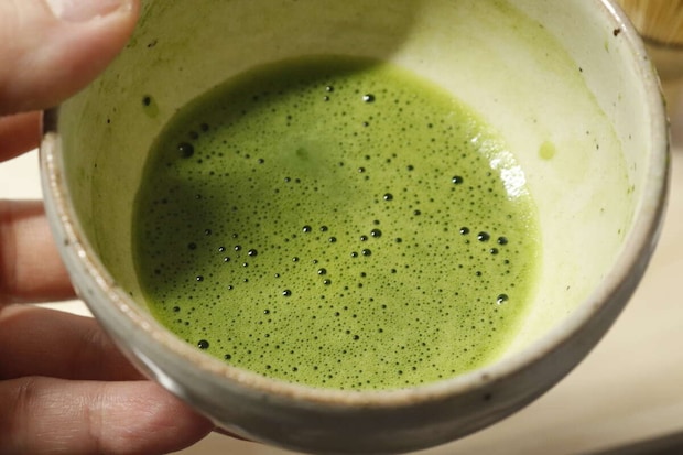 ダイソー　健祥 国産お手軽抹茶 1g×5袋入　仕上がり