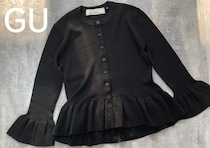 コーデに悩んだらGUの「黒カーディガン」合わせとけば大丈夫！即おしゃれに決まって大助かり♡