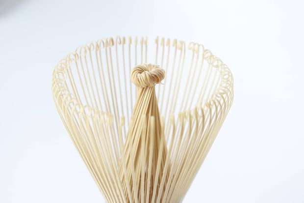 ダイソー　茶せん八十本立て　作り