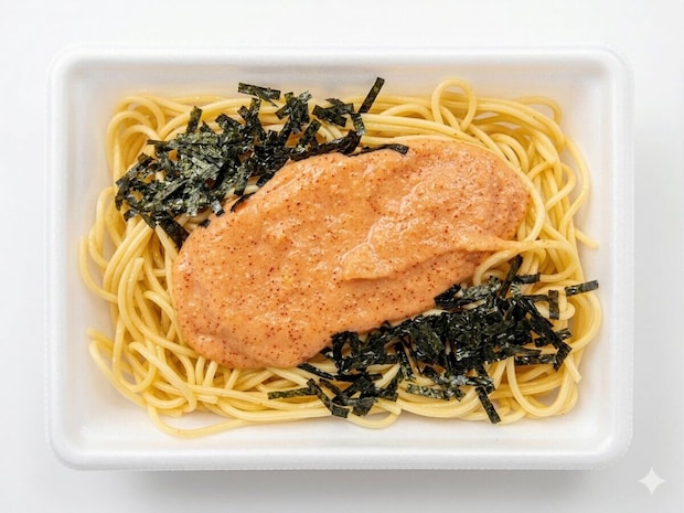 ファミマ　お手軽パスタ　明太子パスタ